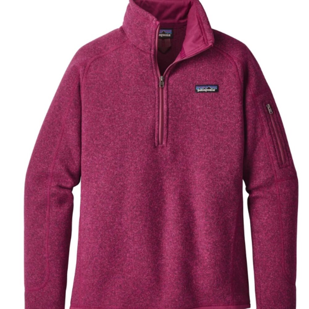 Patagonia Women's Zip Up - Magenta Size XL